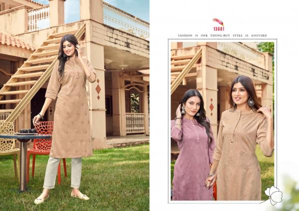 Kalaroop Ladlee Vol 3 Rayon Designer Long Kurti Collection